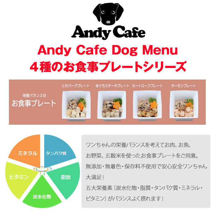 ワンちゃんお食事プレート4種 選べる組み合わせ